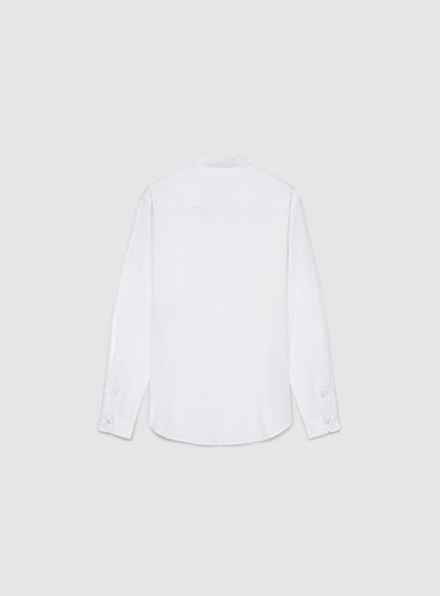 Camicia a maniche lunghe tinta unita