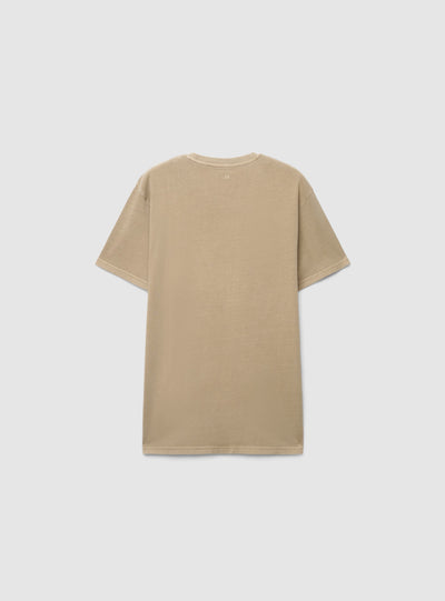 T-shirt con stampa moto effetto acid wash