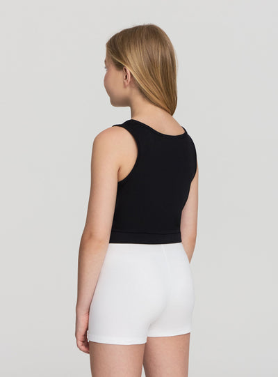 Top crop con scritta