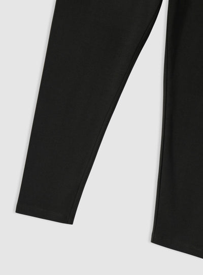Leggings lunghi a tinta unita