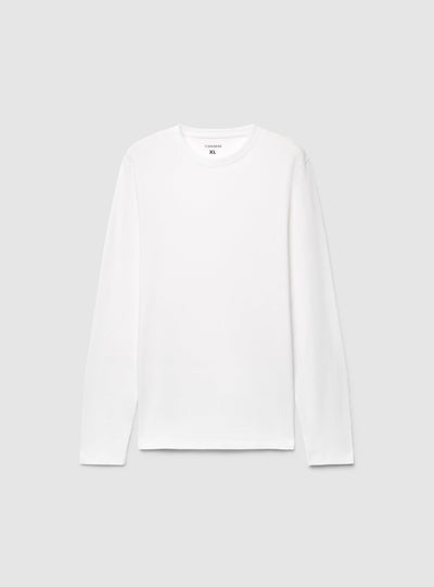 T-shirt manica lunga a tinta unita