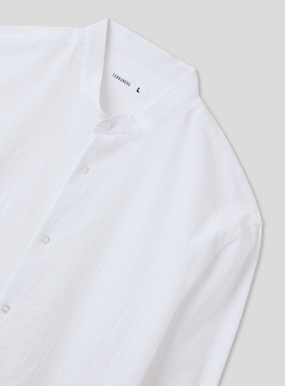 Camicia coreana tinta unita