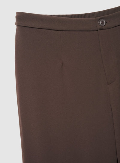 Pantaloni wide leg a tinta unita