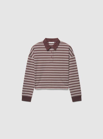 T-shirt polo a righe