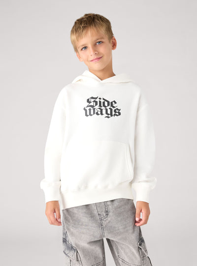 Kapuzenpullover mit gotischem Aufdruck