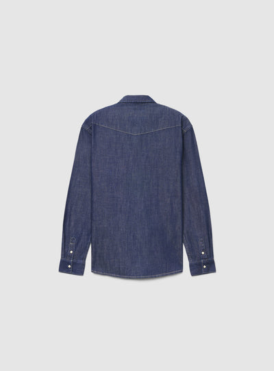 Camicia denim stile western