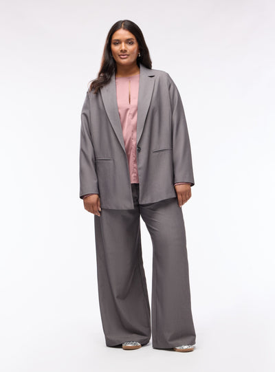 Camicia in satin con apertura a goccia