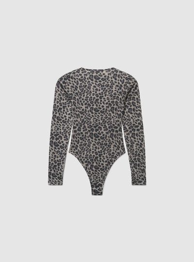 T-shirt body fantasia animalier