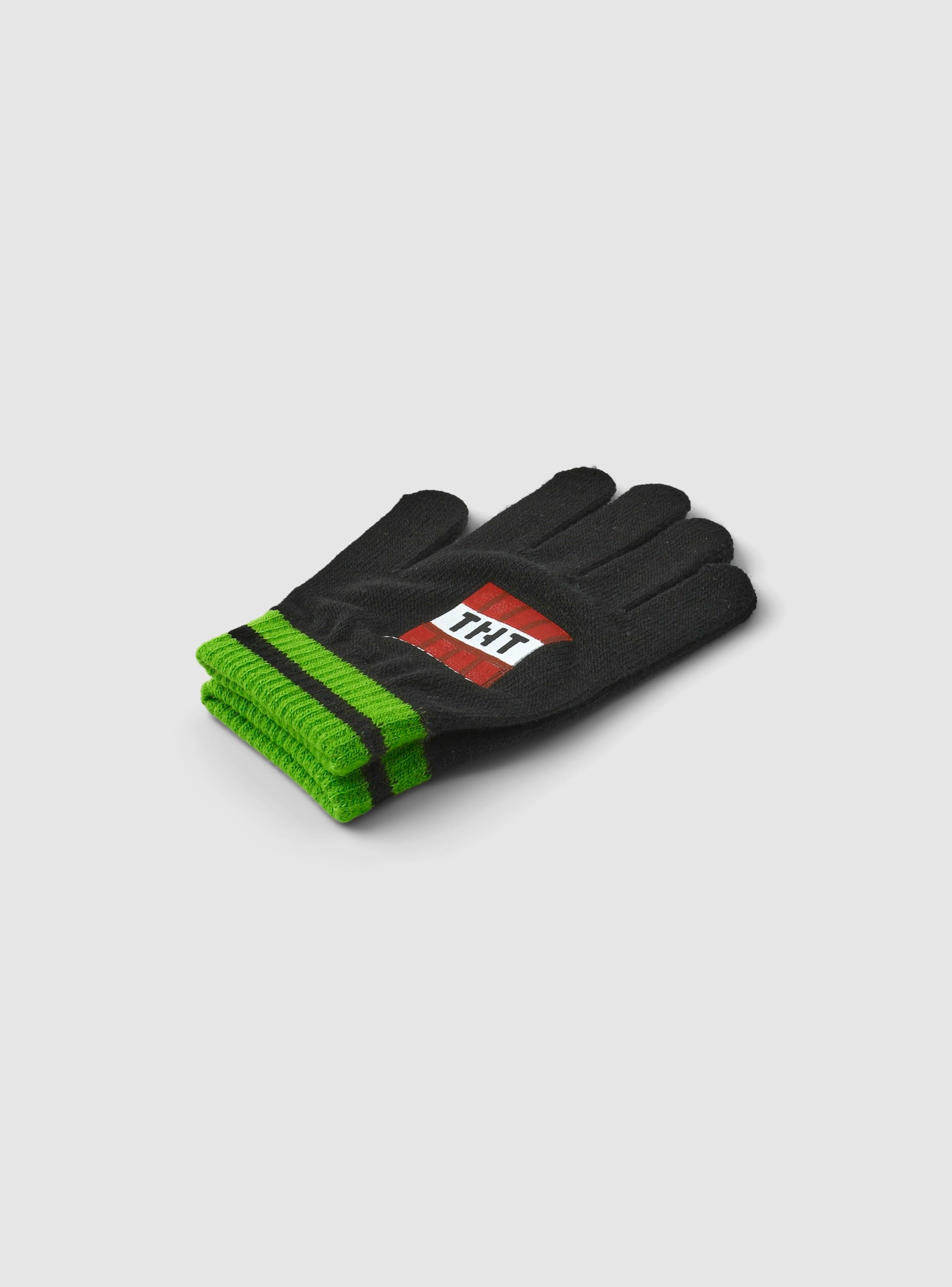 Handschuhe mit Minecraft®-Aufdruck