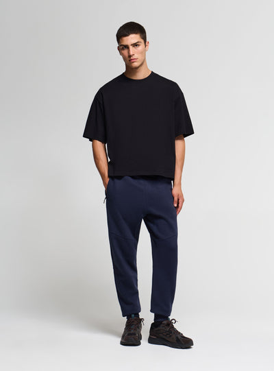 Pantaloni tuta con zip e coulisse