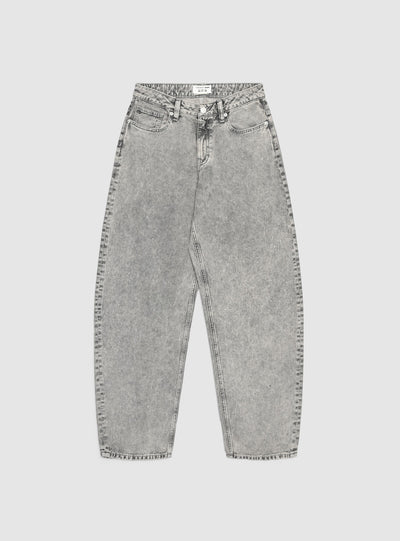 Jeans balloon con applicazioni strass