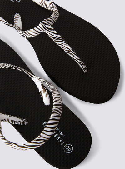 Gummi-Zehensandalen