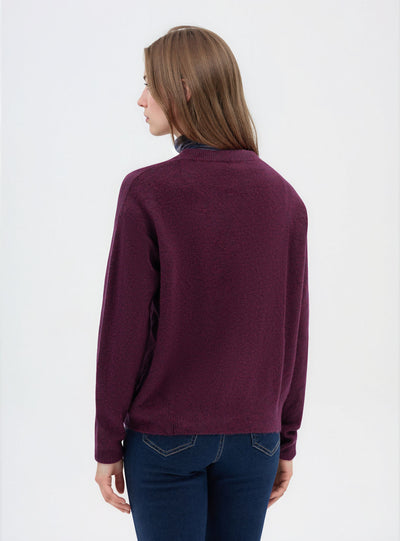 Maglia morbida con scollo a V