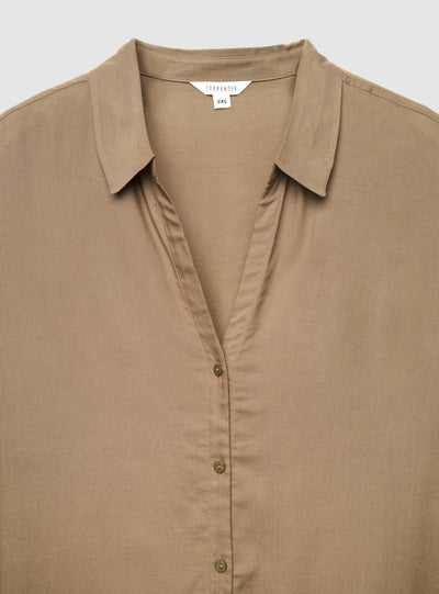 Camicia a tinta unita