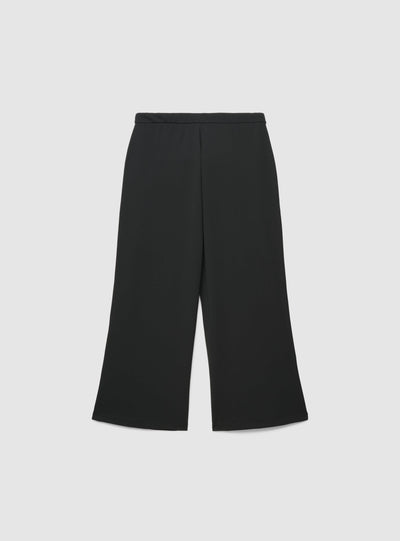 Pantaloni wide leg a tinta unita