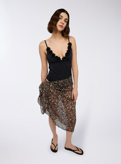Foulard/pareo animalier