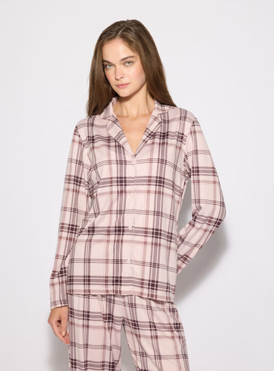 Ensemble pyjama à carreaux