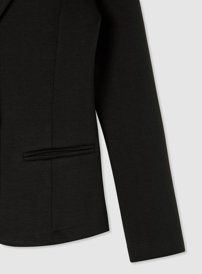 Single-breasted solid colour jacket