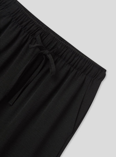 Wide-leg trousers with drawstring