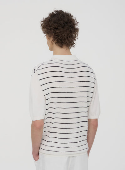 Gestreiftes Poloshirt