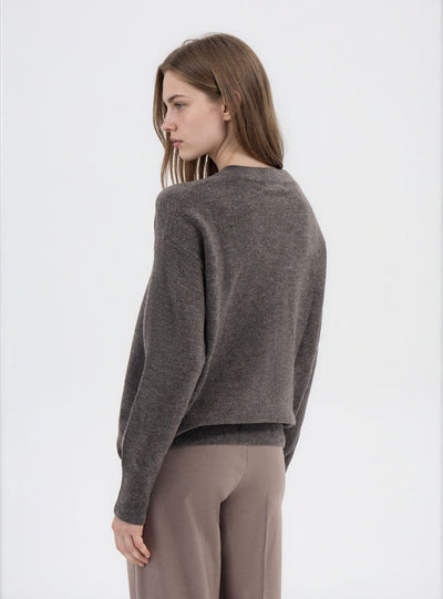 Maglia morbida con scollo a V