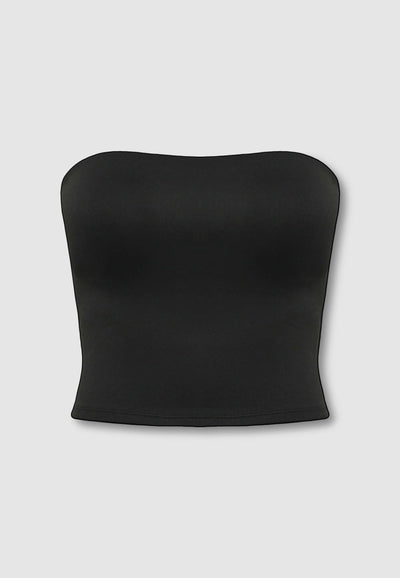 Top crop a fascia con coppe interne