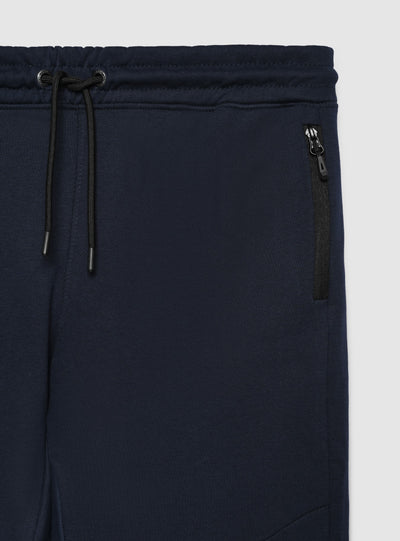 Pantaloni tuta con zip e coulisse