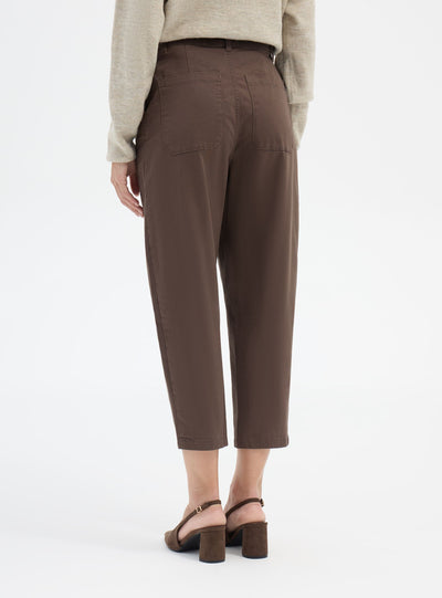 Balloon trousers with belt