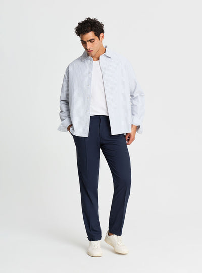 Pantaloni chino regular a tinta unita