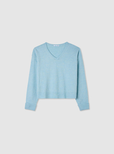 Maglia ampia con scollo a V
