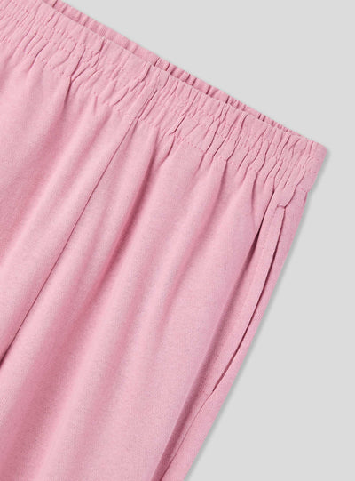 Pantaloni della tuta a vita alta con polsini