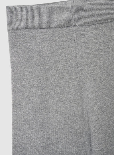 Pantaloni wide leg cargo in maglia