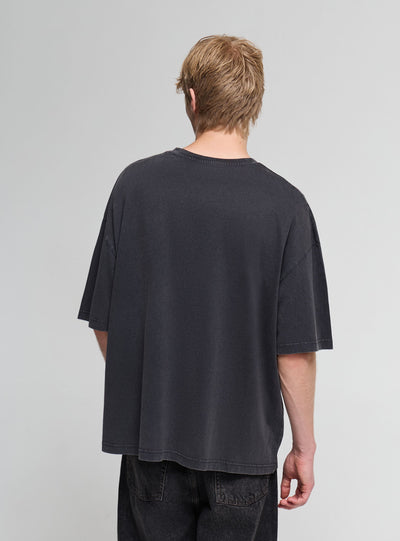 T-shirt boxy a tinta unita