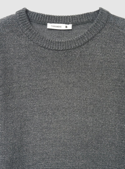Maglia girocollo effetto luccicante
