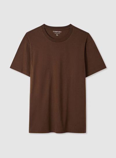 T-shirt comfort fit a tinta unita