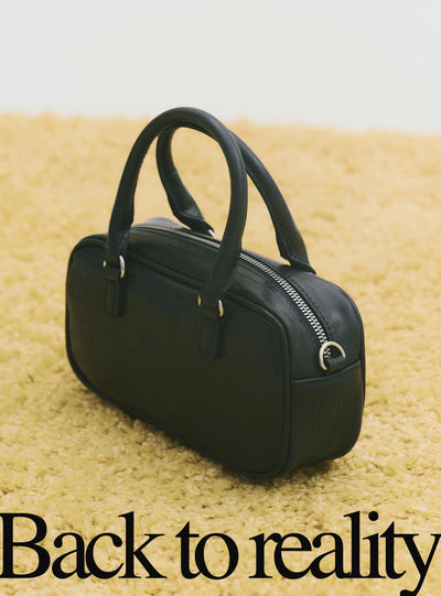 Borsa piccola effetto coccodrillo
