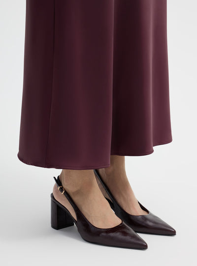 Décolleté slingback con punta affusolata