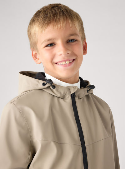 Giacca tecnica con cappuccio e zip