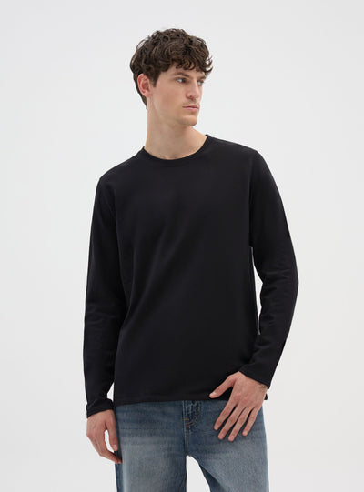 T-shirt termica a maniche lunghe a tinta unita