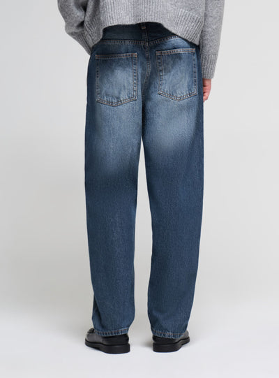 Jeans baggy a cinque tasche