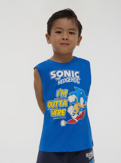 Canotta con stampa Sonic®