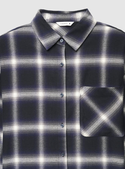 Camicia a quadri con taschino