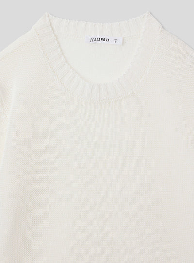 Maglia tinta unita a maniche corte