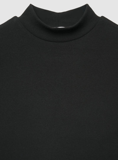 Tricou cu guler tip helancă, uni