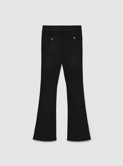 Jeans a zampa vita ultra bassa