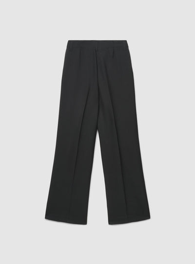 Pantaloni wide leg a tinta unita