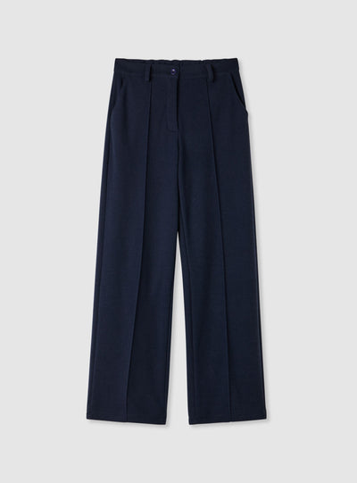 Wide-Leg-Hose mit Bügelfalte
