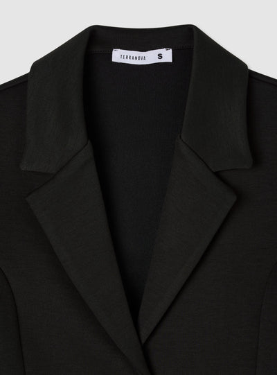 Single-breasted solid colour jacket