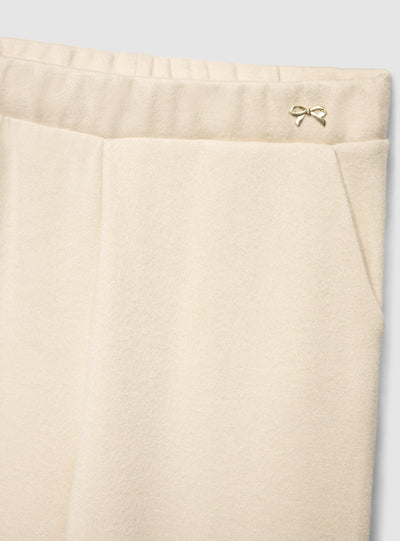 Pantaloni wide leg a tinta unita
