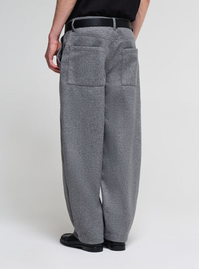 Solid colour balloon trousers